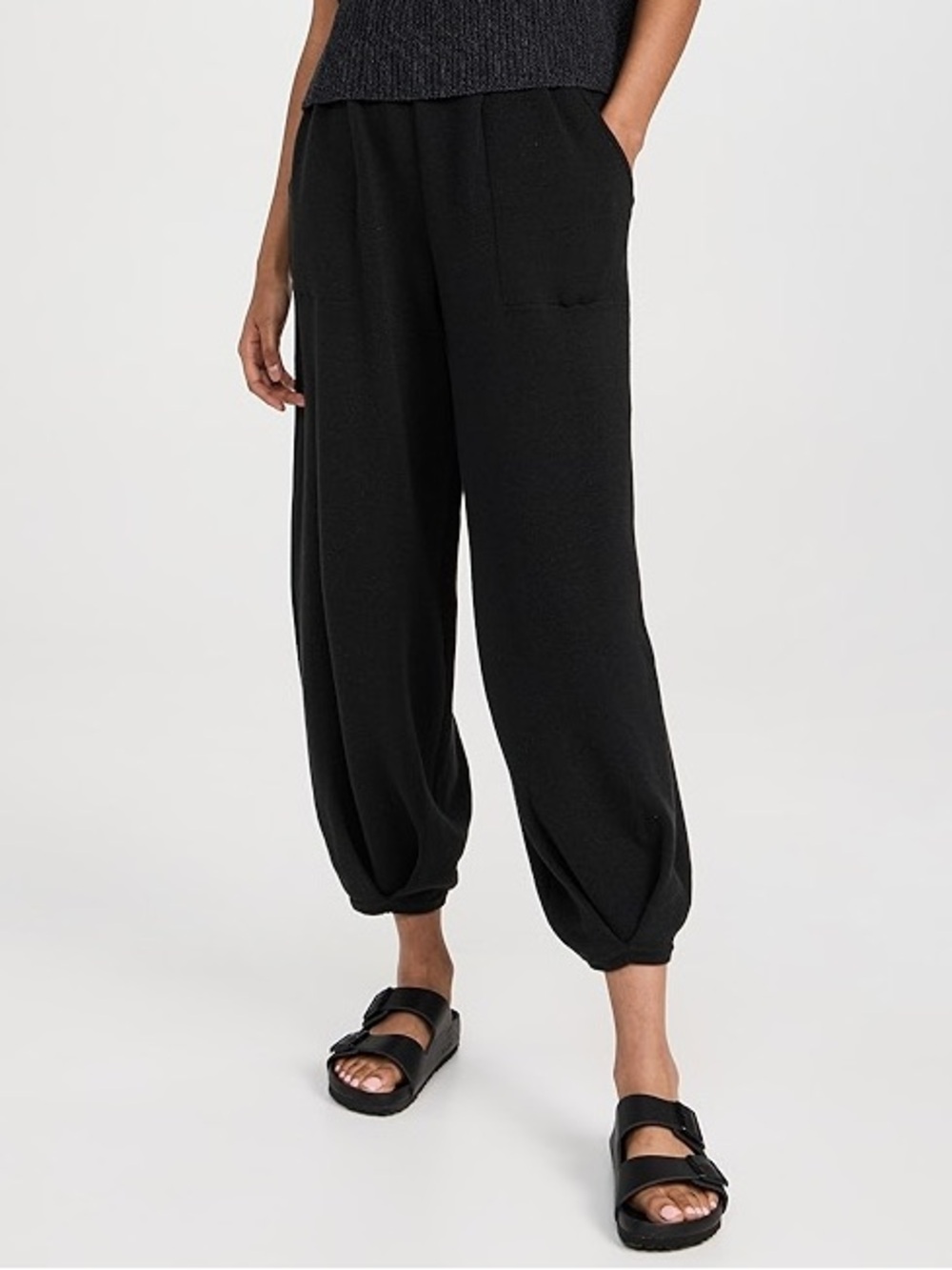 Free People Beach Freya Sweater Balloon Pants Black Large